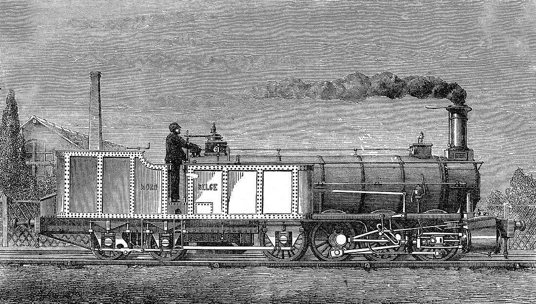 Engerth Articulated Steam Locomotive, 1850s