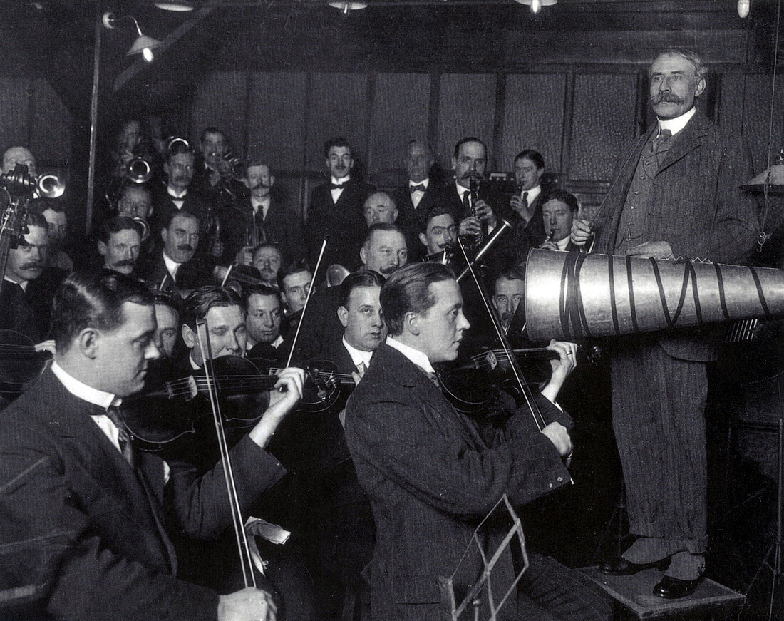 Edward Elgar Recording Session, 1914