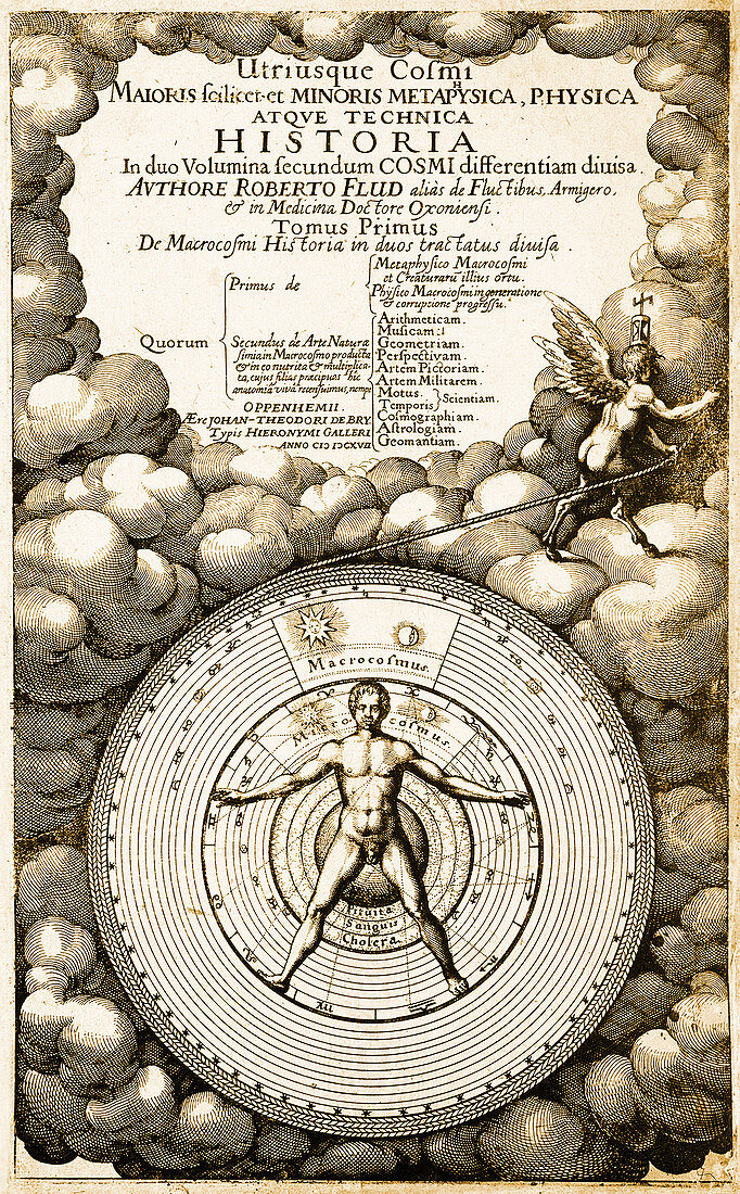 Robert Fludd's Book on Metaphysics, 1617