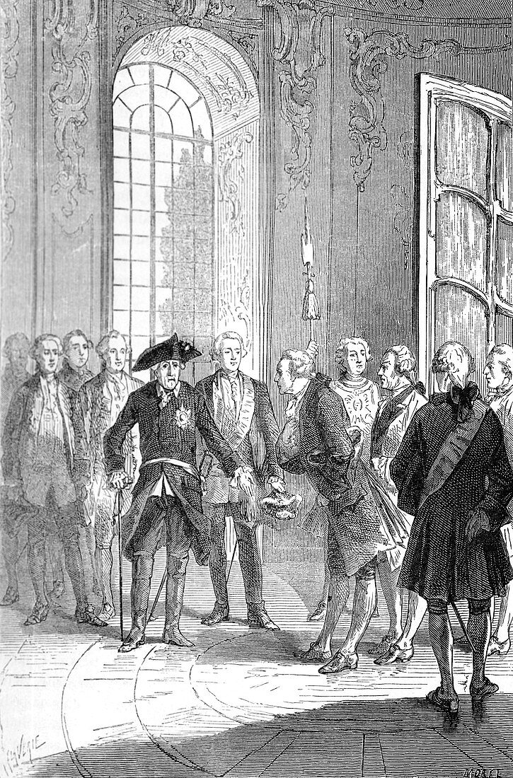D'Alembert Received By Frederick II