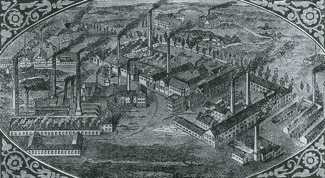 Krupp Steelworks, Essen, 1850