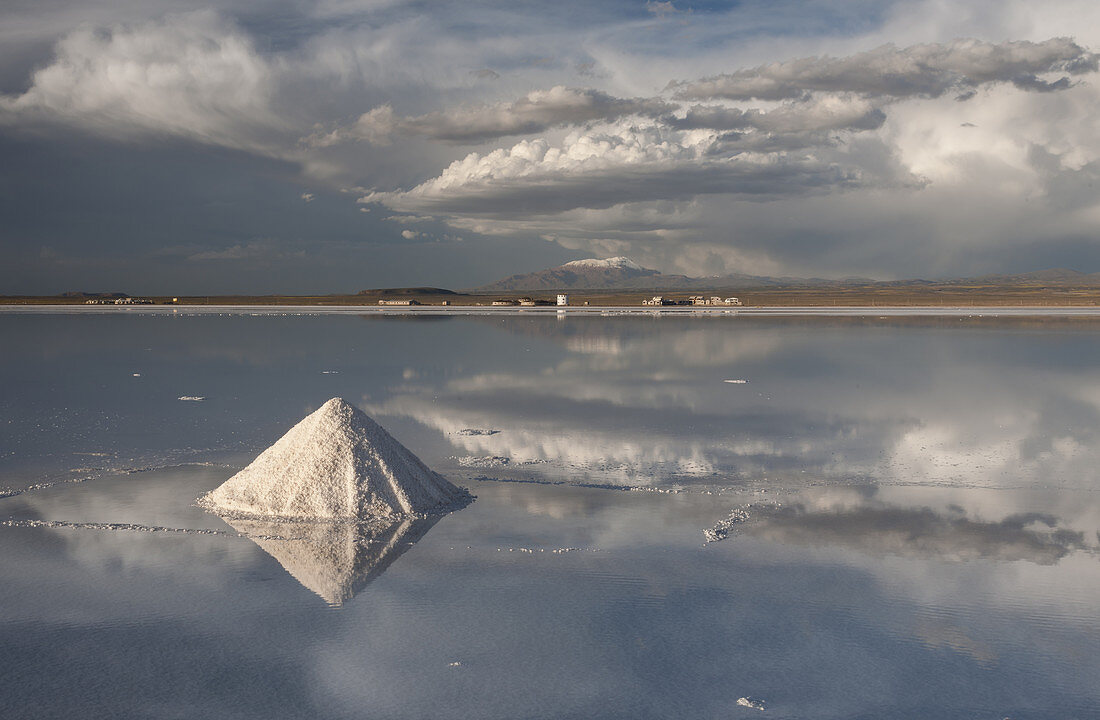 Salt Cones on the Salar de Uyuni, Bolivia