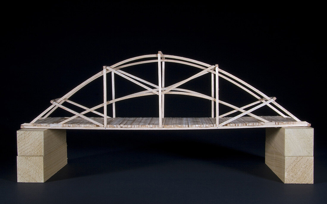 Balsa Wood Model Bridge