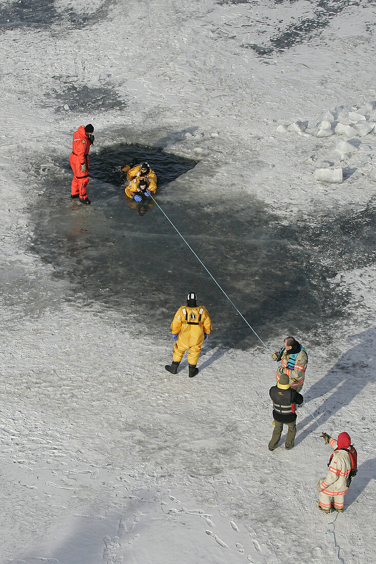 Ice Rescue, Fire Department