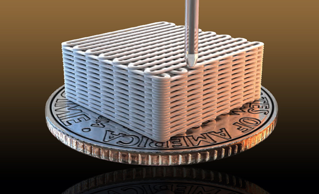 3-D Printed Graphene Aerogel Microlattices, 2015