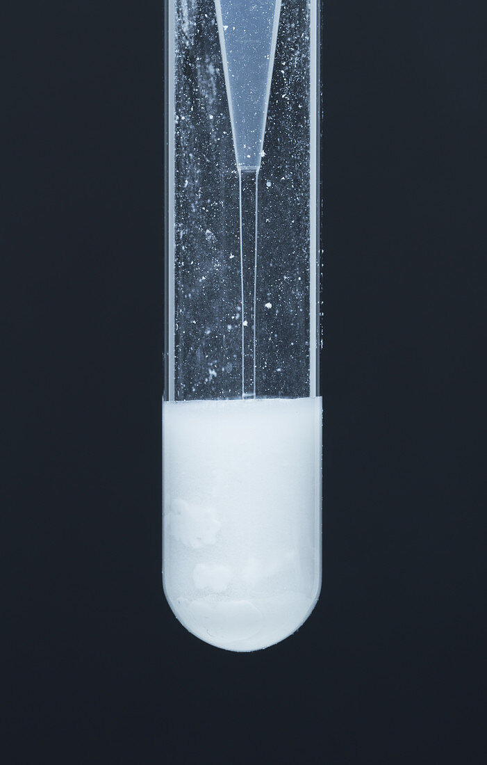 Calcium oxide reacts with water, 2 of 3
