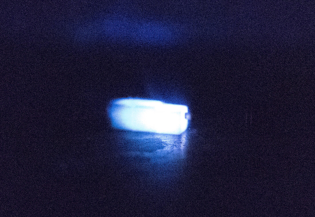 Triboluminescence of Sugar Cubes