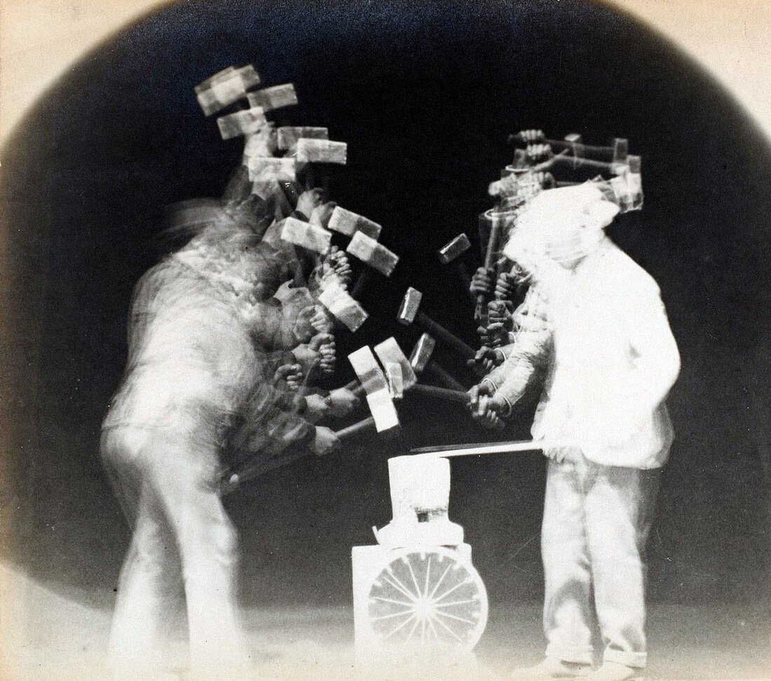 Chronophotograph, Blacksmith, 1894