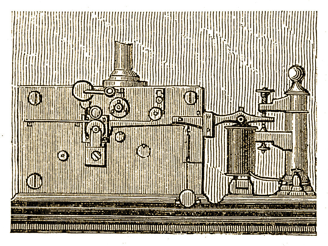 Morse Telegraph Machine, c. 1889