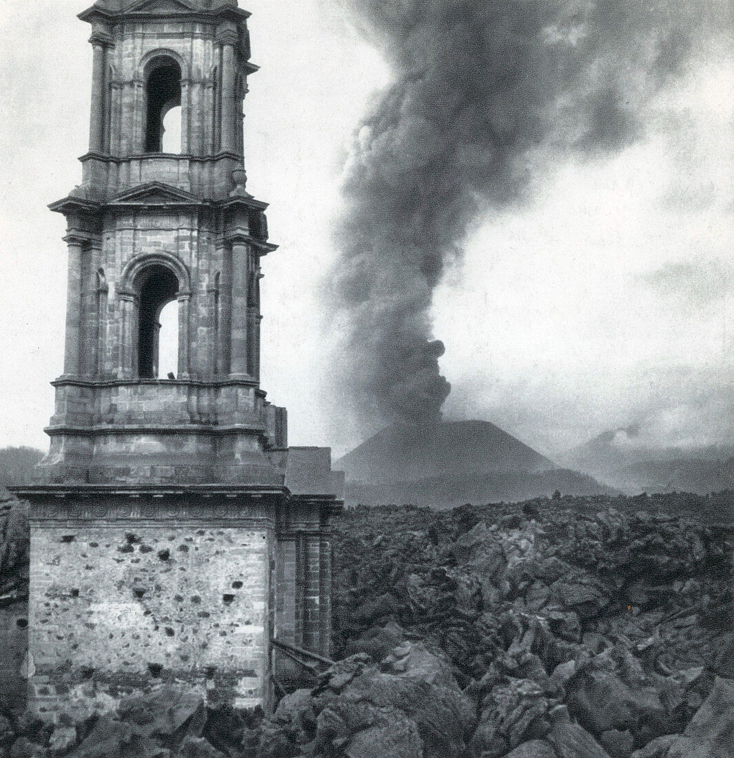 Paricutin Eruption, 1943