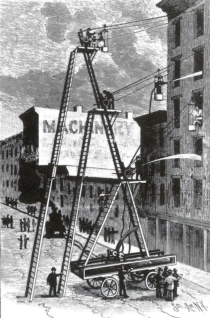 Pauly's Fire Apparatus, 1893