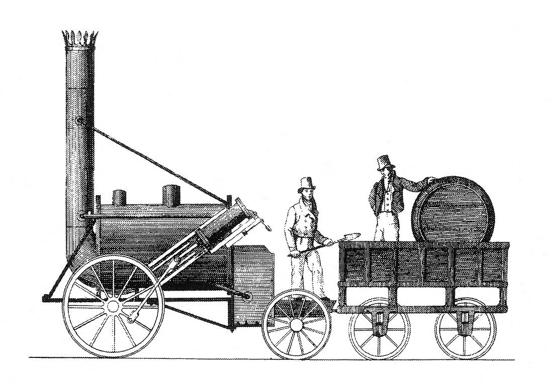 Stephenson's Rocket, 1829