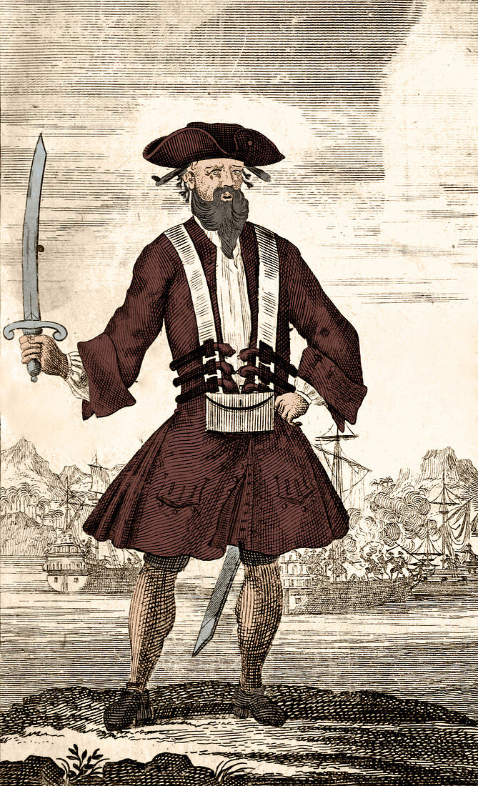 Blackbeard, Edward Teach, English Pirate
