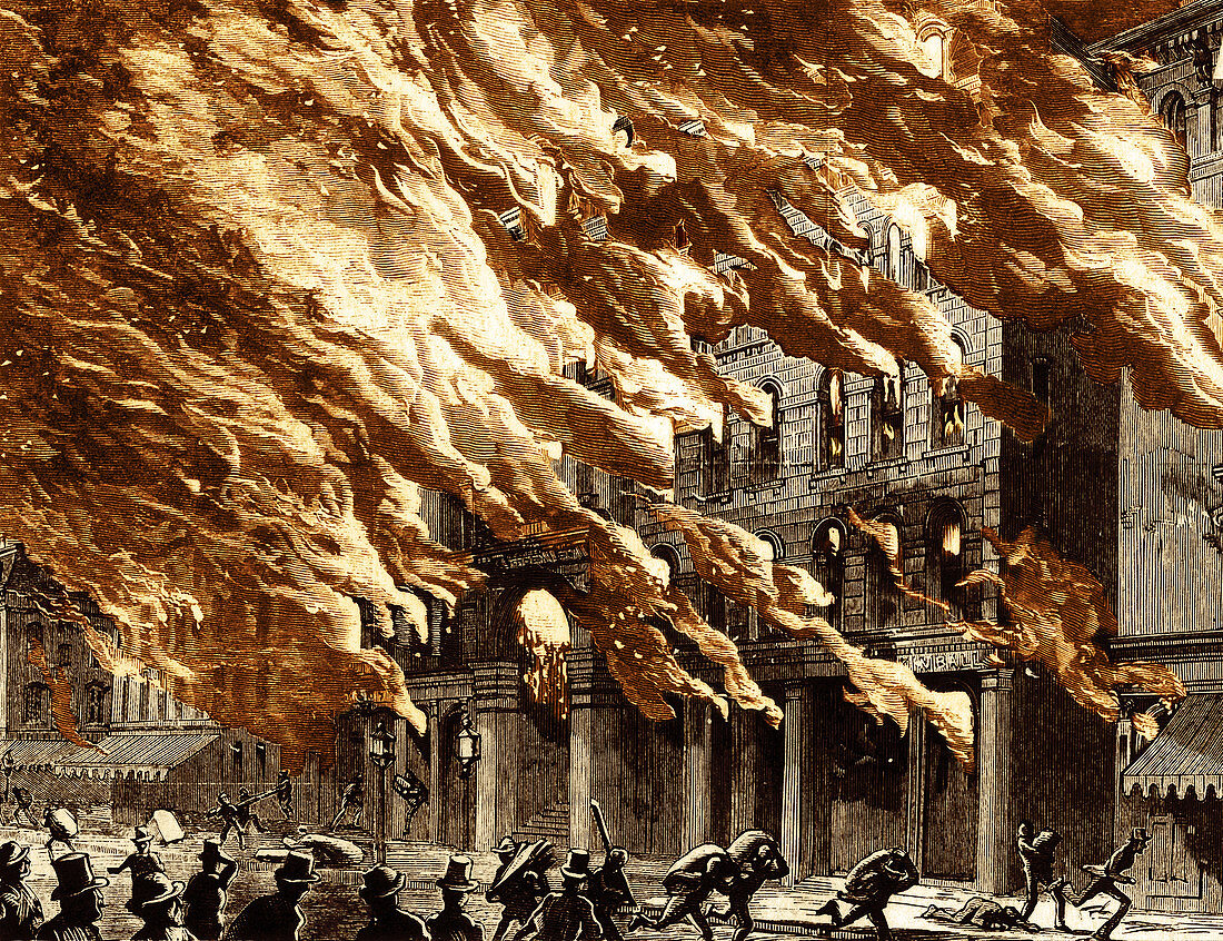 The Great Chicago Fire, 1871