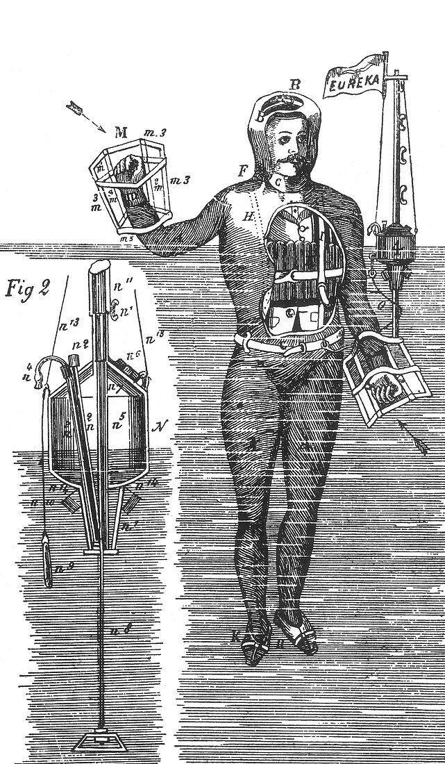 Captain Stoner's Life Saving Device, 1869