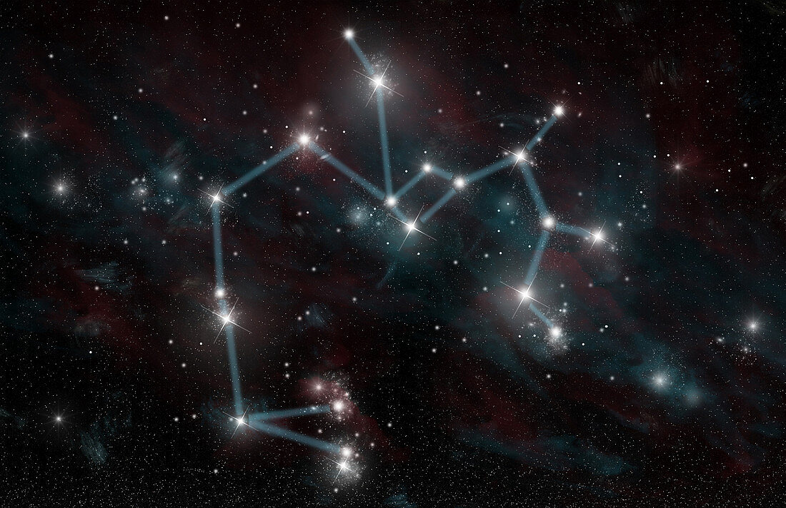 Constellation of Sagittarius the Archer