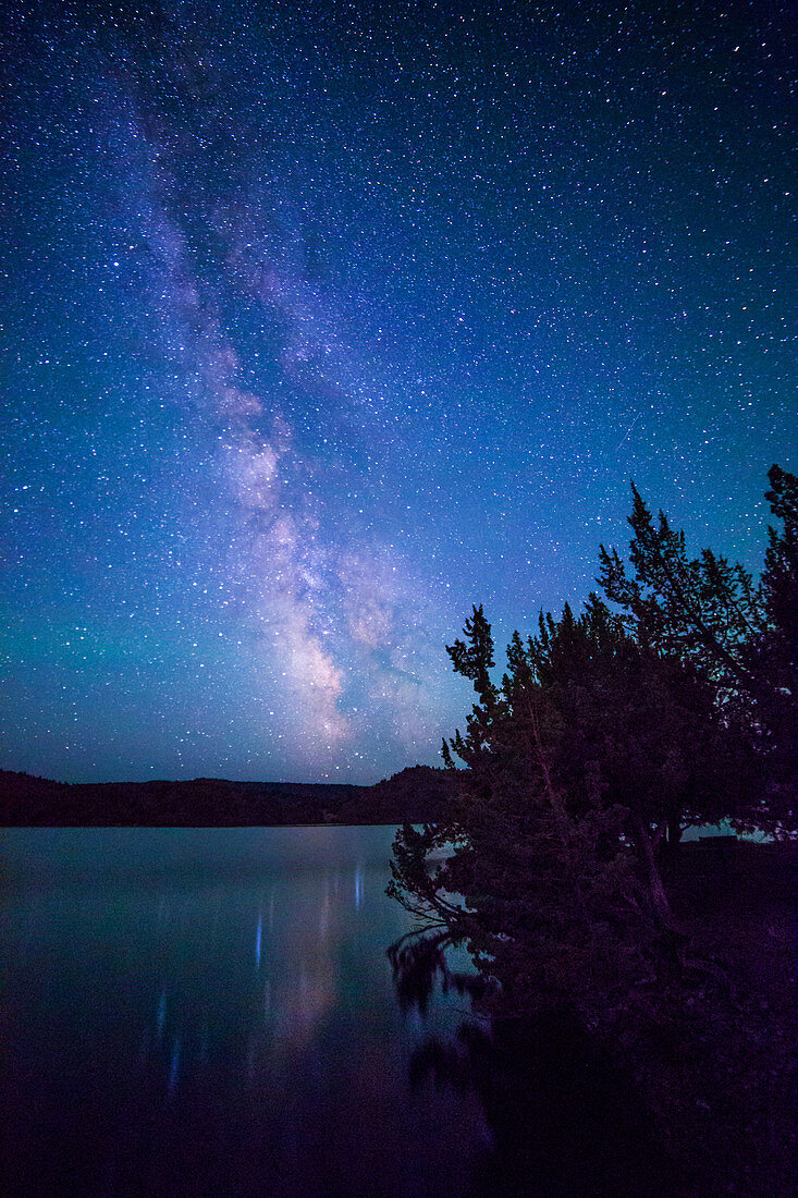 Milky Way over Lake