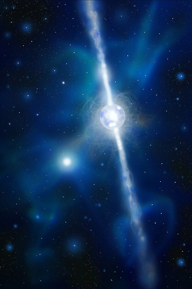 Neutron Star and Companion, Artwork