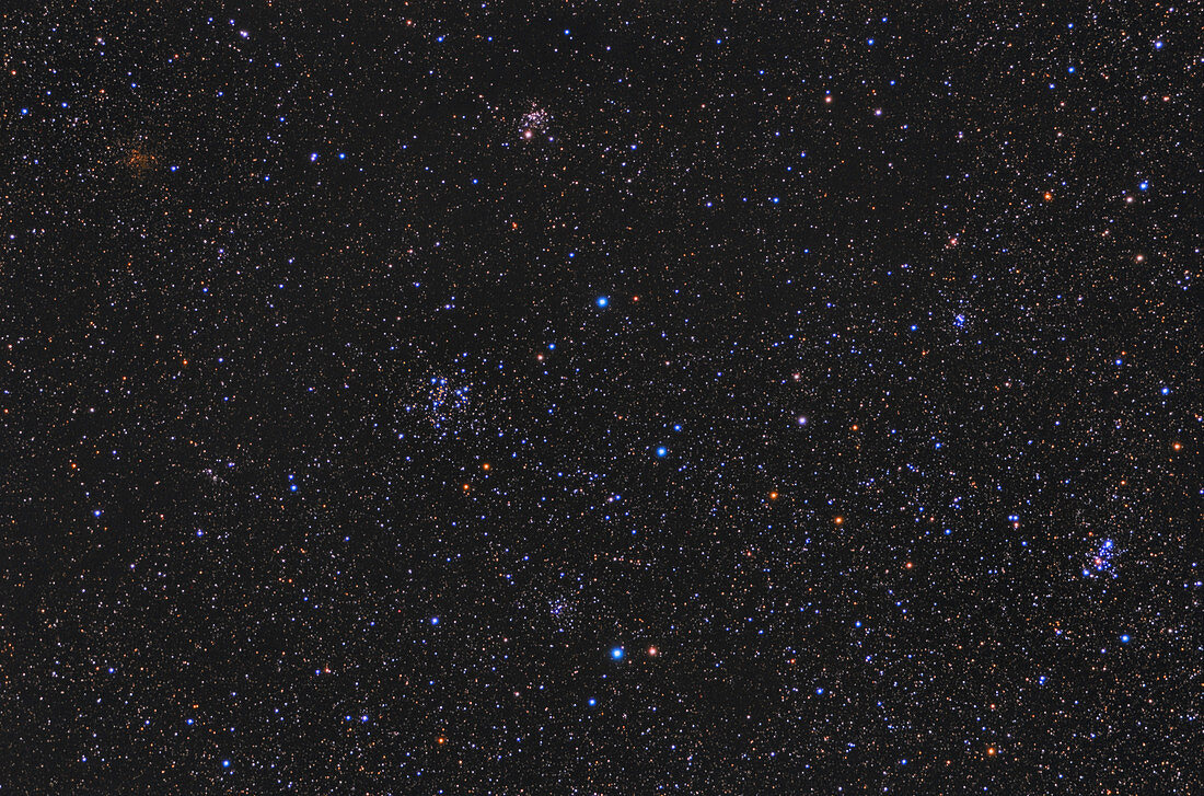 Open Clusters in the M103 Area