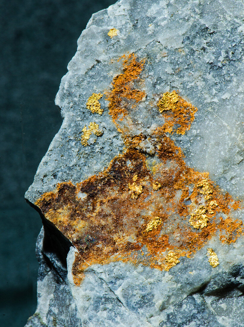 Gold on Quartzite