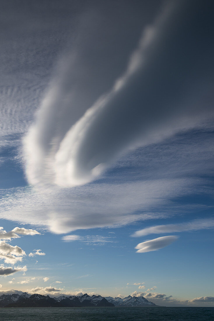 Lenticular Cloud over South Georgia Island