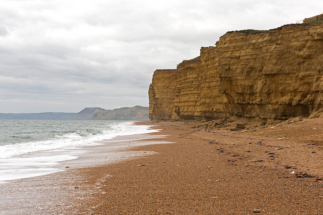 Sandstone Cliffs at West Bay