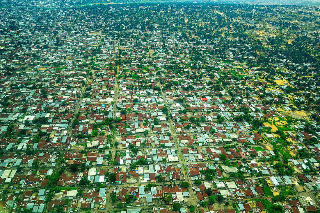 Aerial Of Brazzaville, Congo