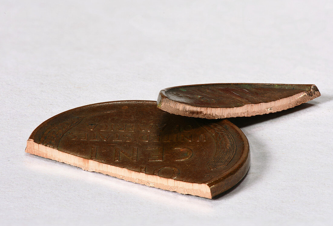 Wheat Penny Showing Solid Composition