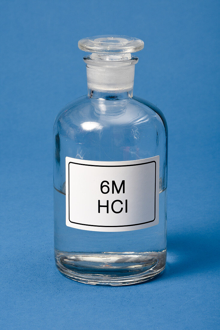Bottle of Hydrochloric Acid