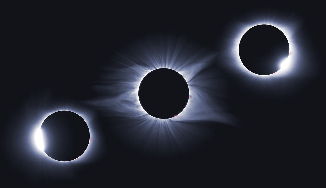 Diamond Rings and Totality, Solar Eclipse