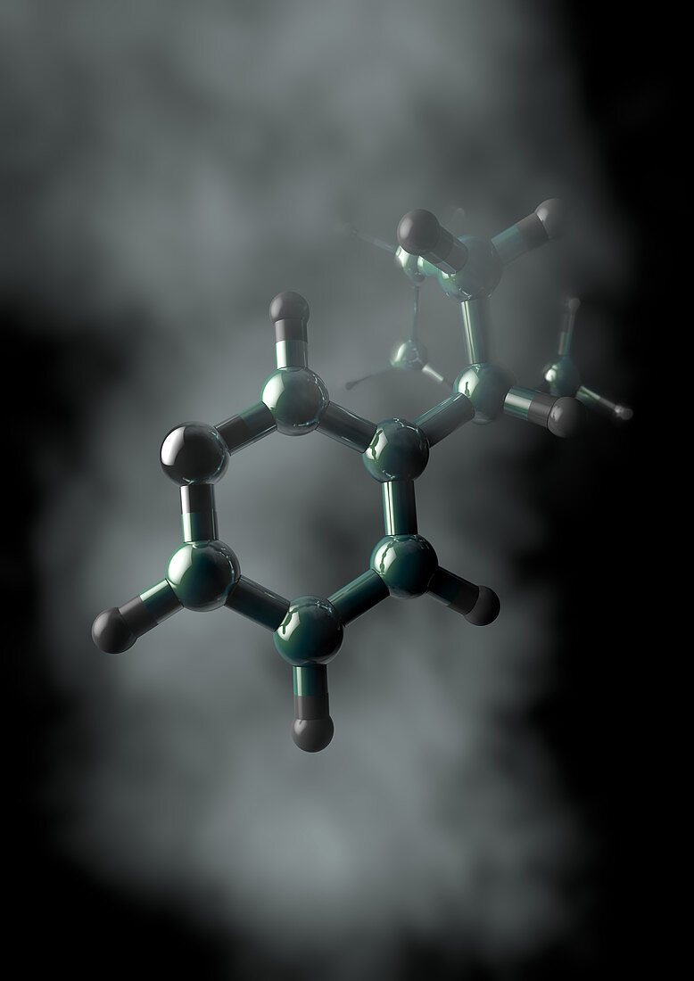 Nicotine Molecule, illustration