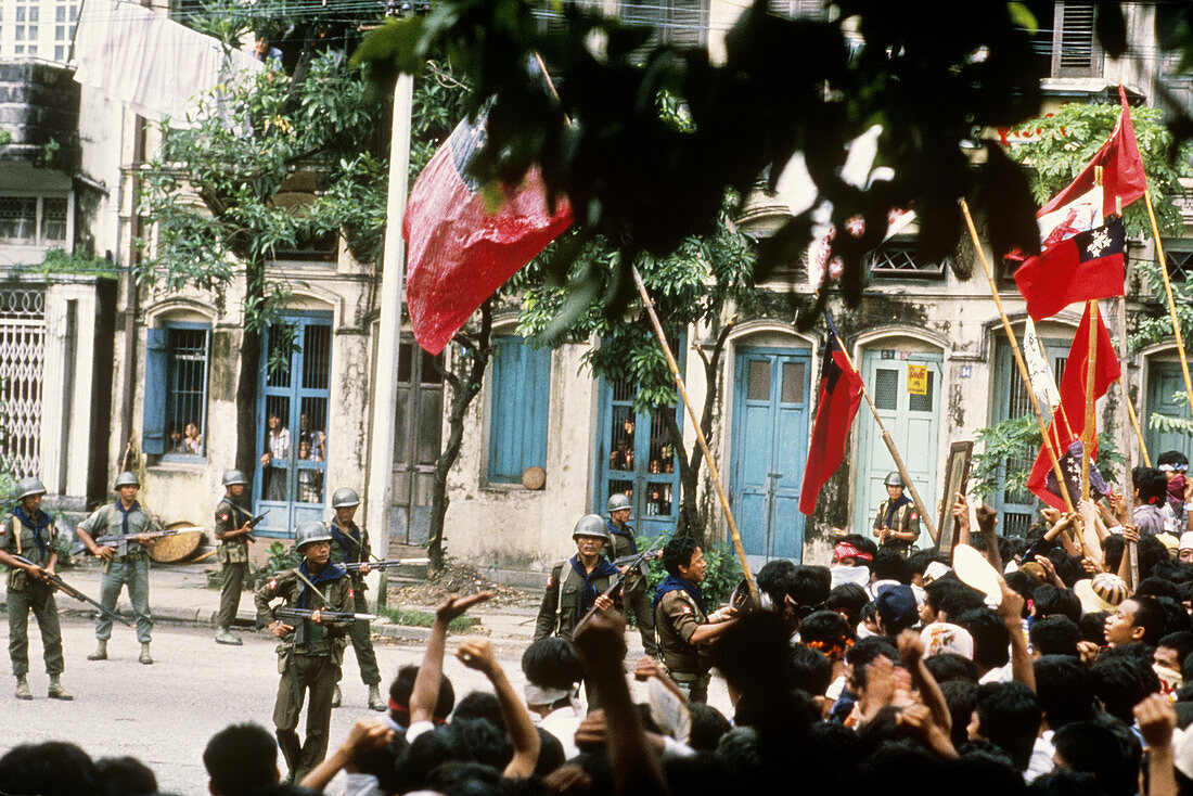 Military Crackdown, Burma, 1988