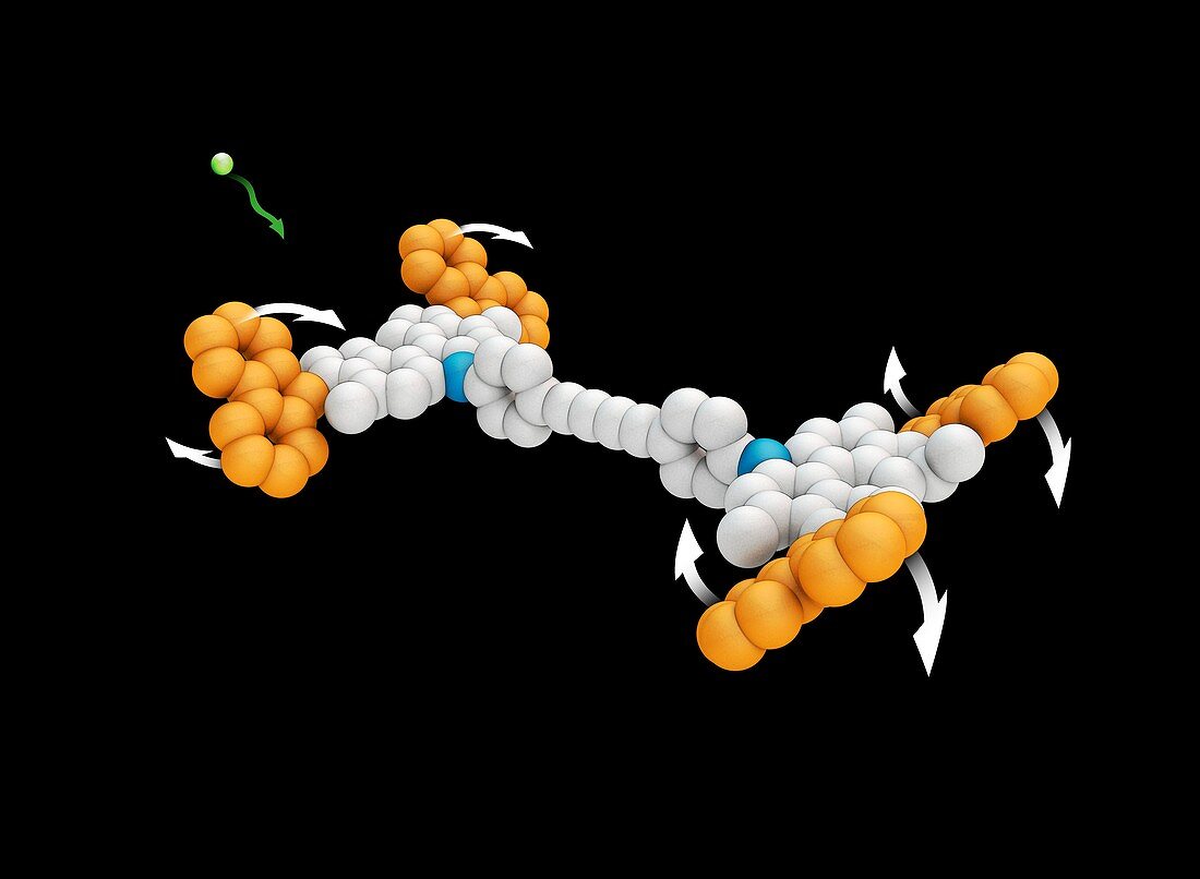 Molecular car, molecular model