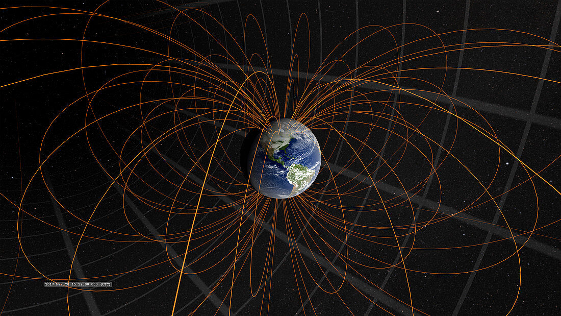 Earth's magnetosphere, illustration