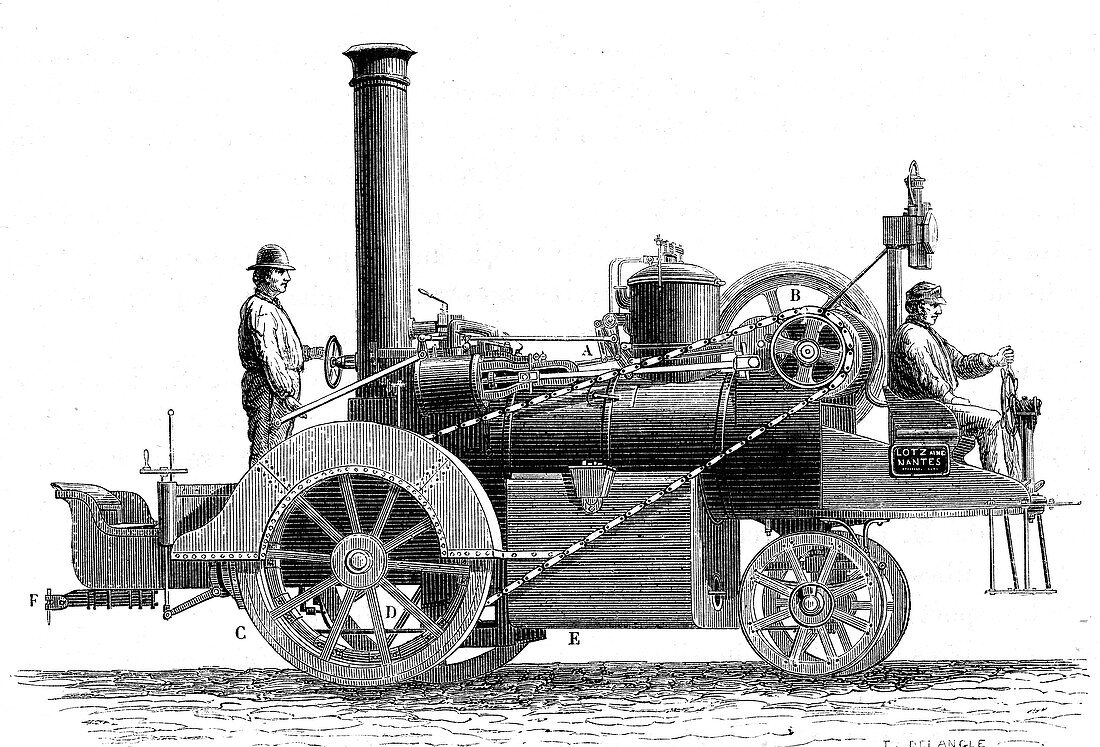 Lotz steam engine, 19th century
