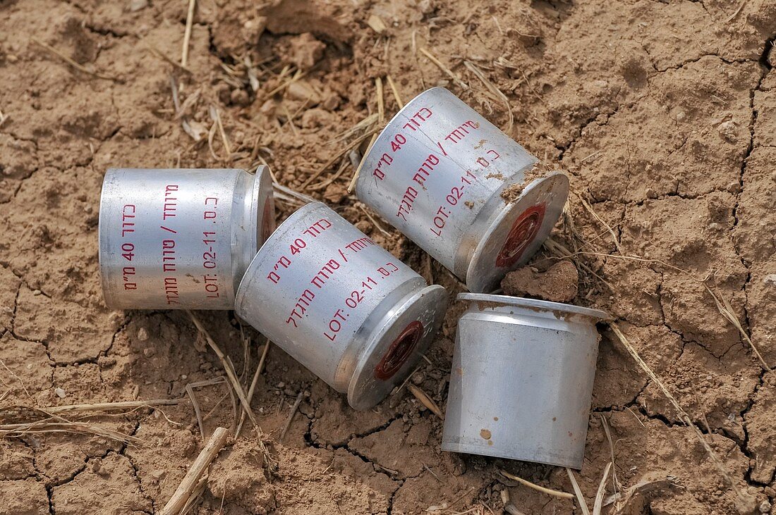 Tear gas canisters