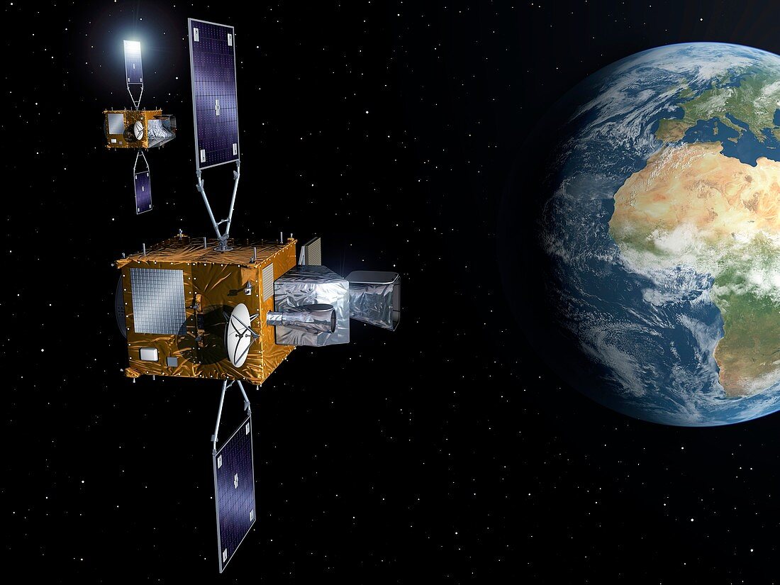 MTG-S and MTG-I satellites, illustration