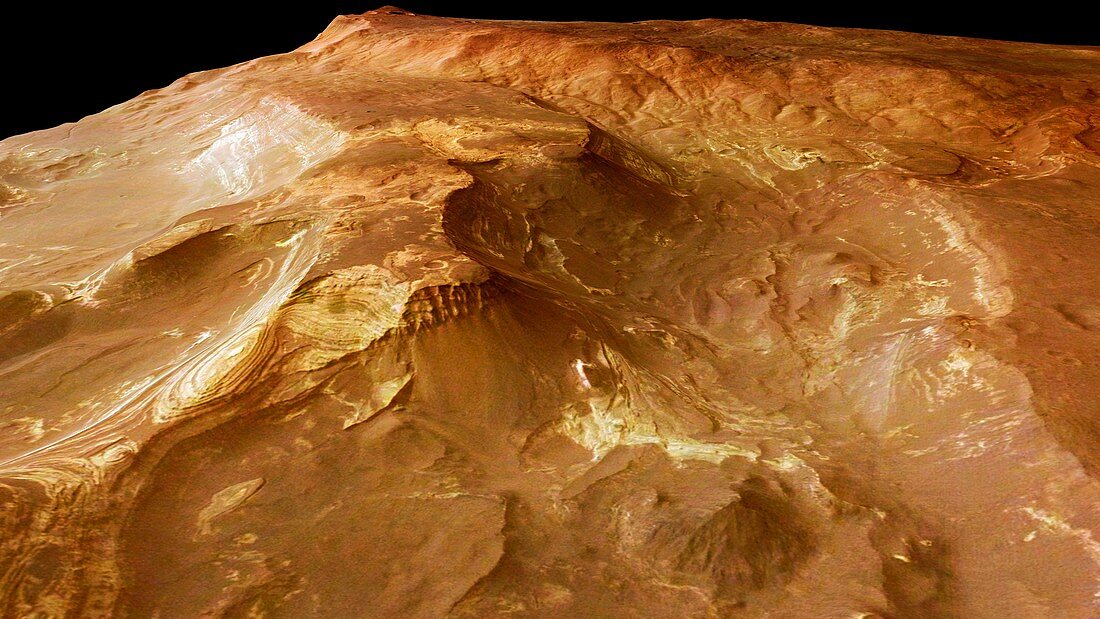 Terby Crater, Mars Express image