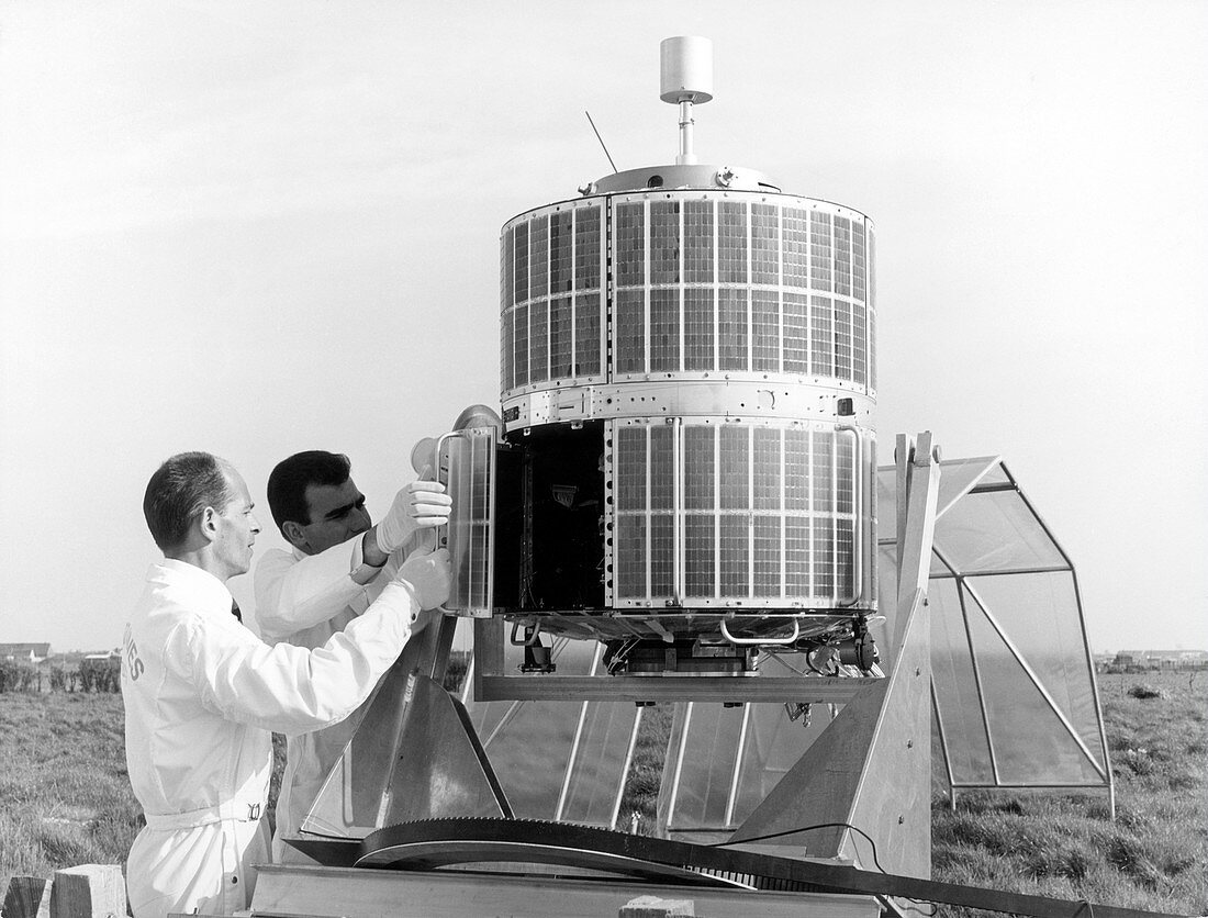 ESRO-1A satellite preparations, 1960s