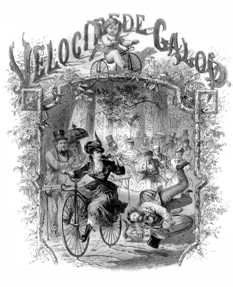 Velocipede Road Rage, 1869