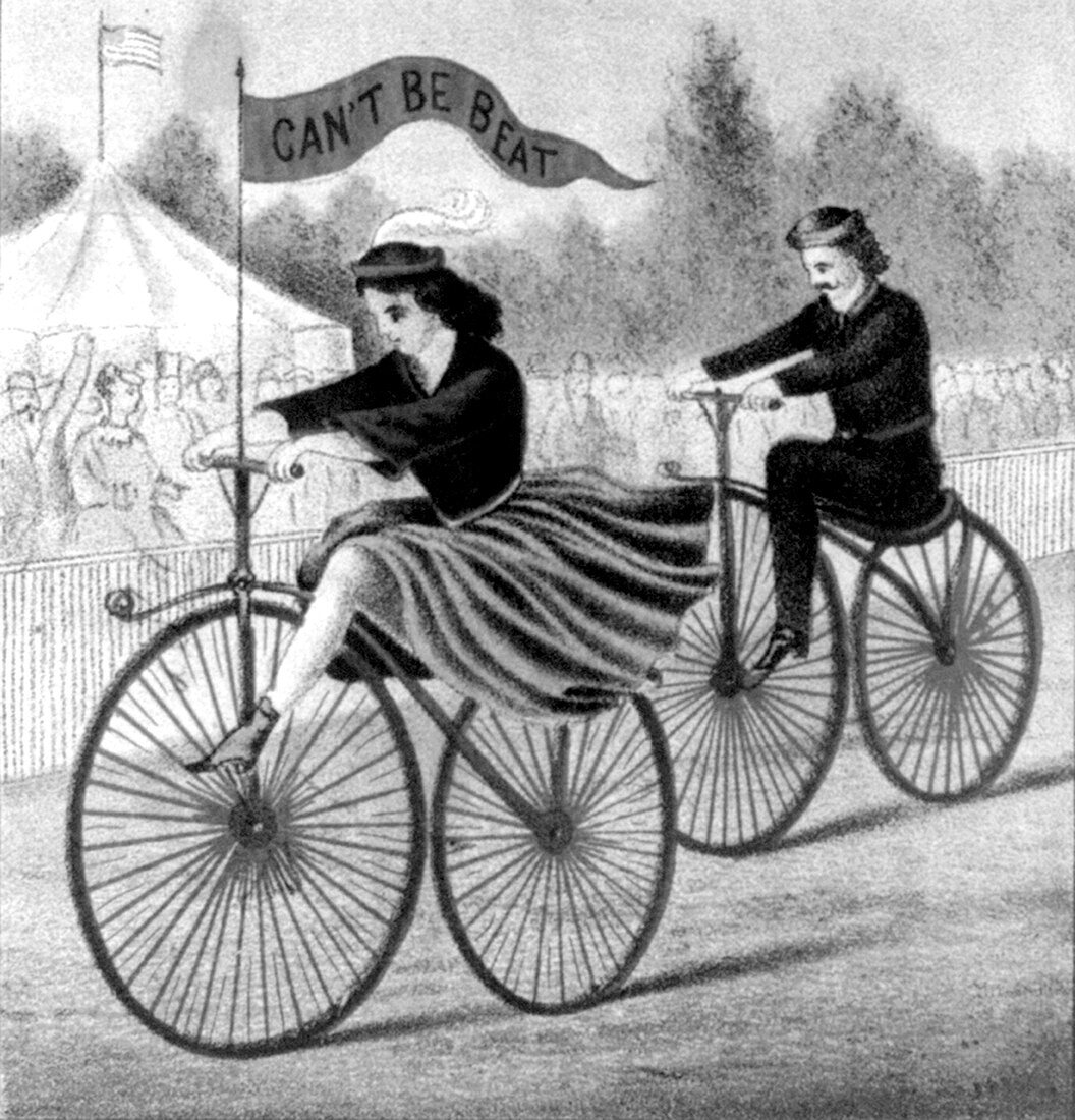 Velocipede Race, 1869