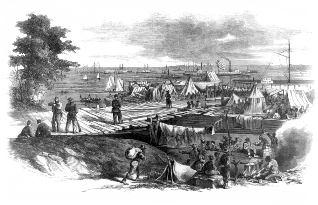 American Civil War, Contraband Camp, 1862