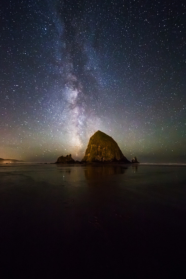Milky Way and Cannon Beach OR