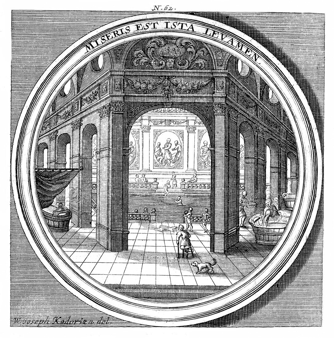Meteorologia, Public Bath, Mineral Waters, 1709