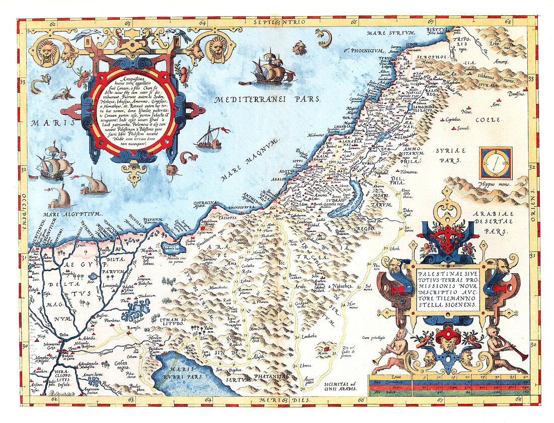 Theatrum Orbis Terrarum, The Holy Land, 1570