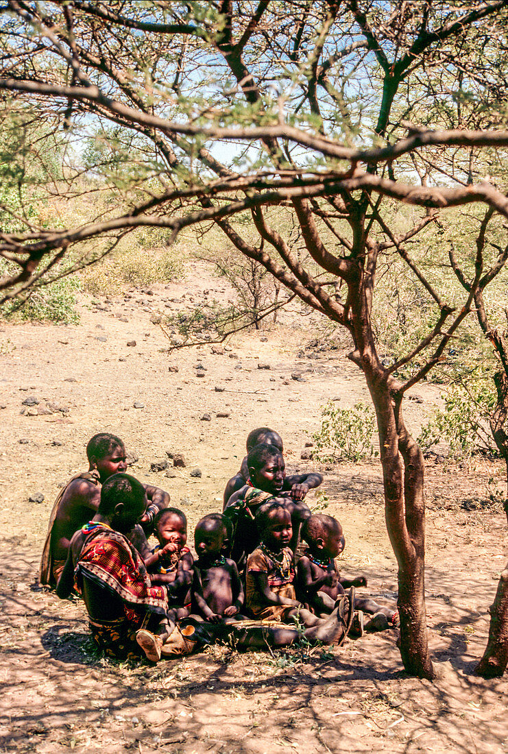 Hadza (Hadzabe, Hadzape) people, Tanzania