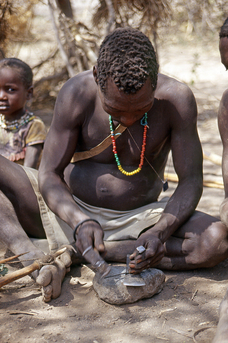 Hadza (Hadzabe, Hadzape) people, Tanzania