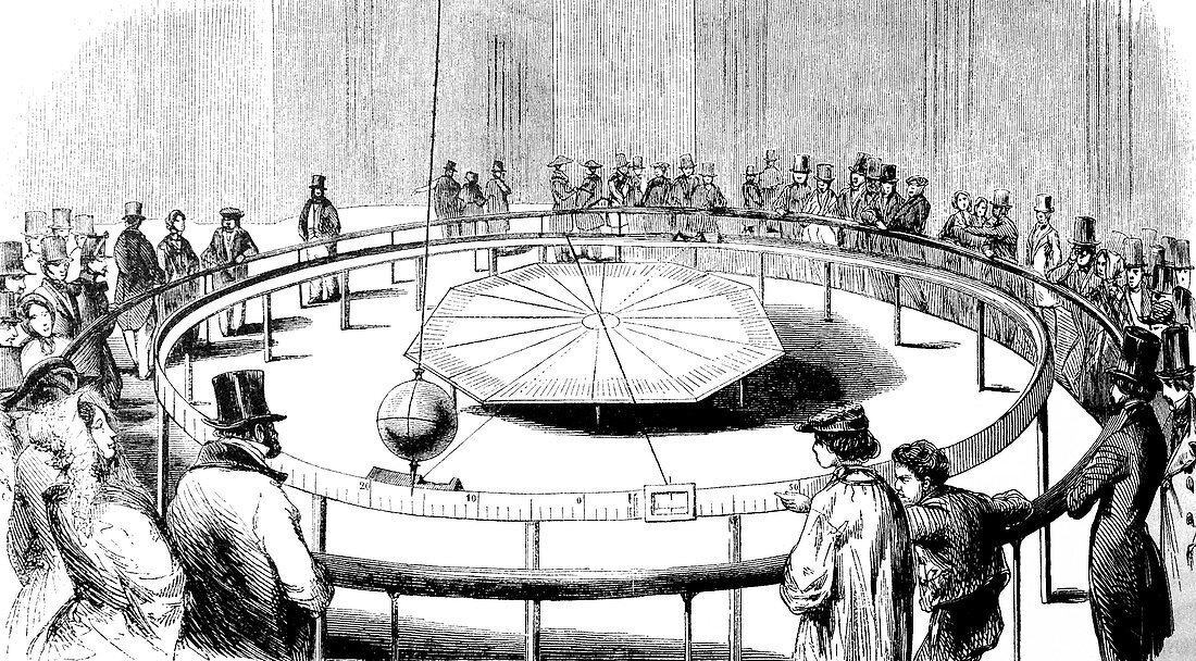 Leon Foucault, Pendulum Experiment, 1851
