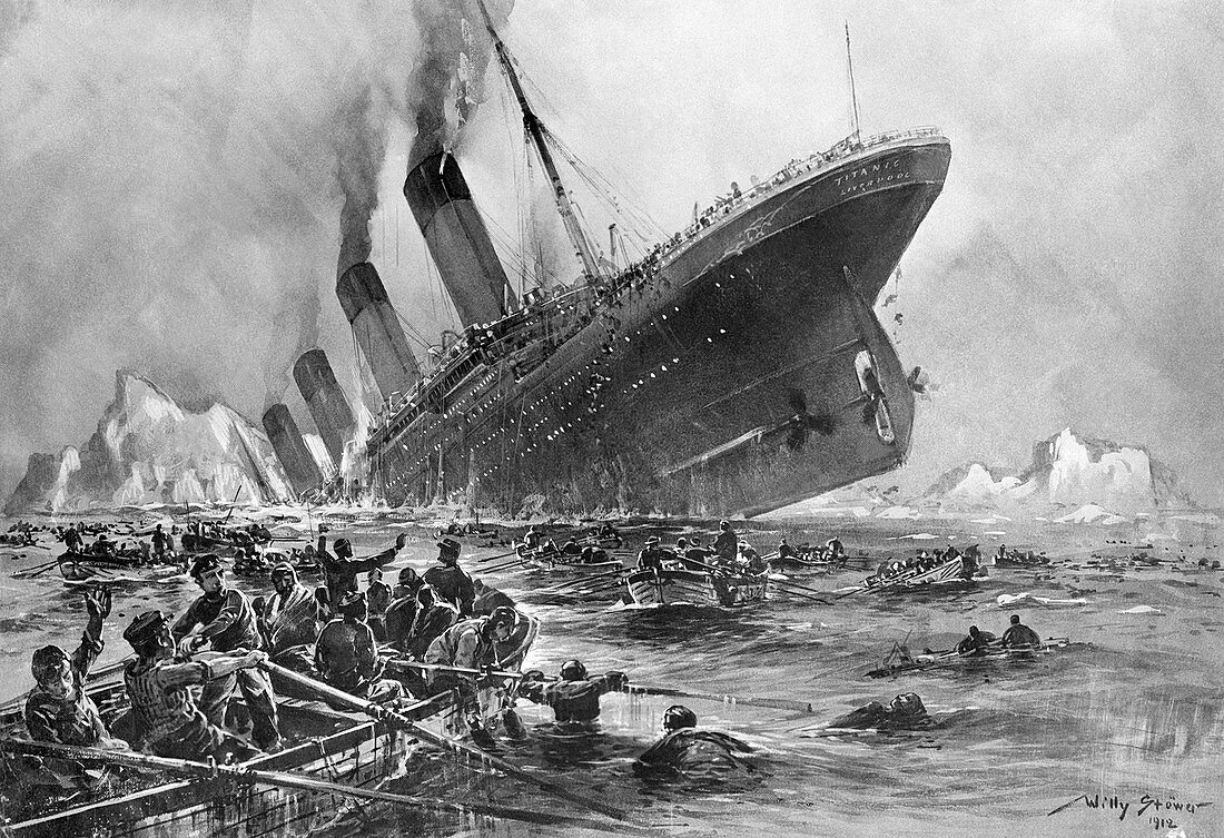 RMS Titanic Sinking, 1912