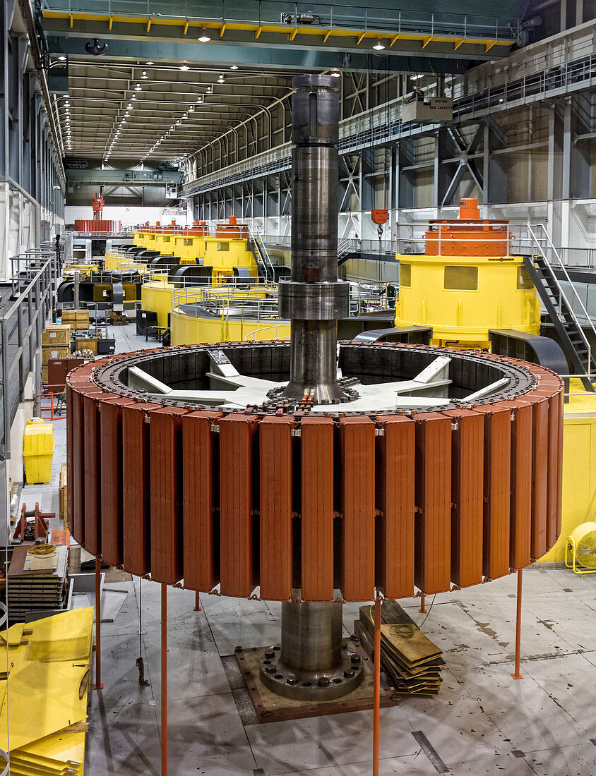 Exposed Hydroelectric Rotor